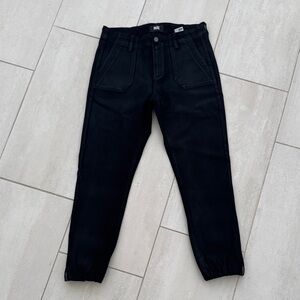 PAIGE Mayslie Mid Rise Black Joggers